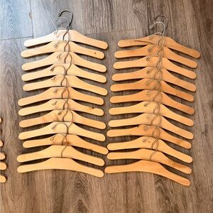 Set of Wooden children’s Hangers